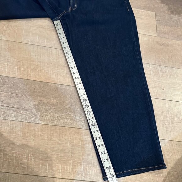 OLD NAVY WOMENS WOW LOOSE PANTS SIZE 20 SHORT NEW DARK WASH - Picture 4 of 10